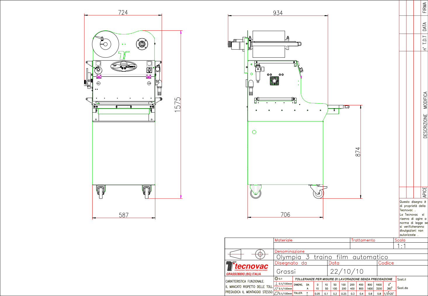 Полуавтоматический трейсилер Olympia