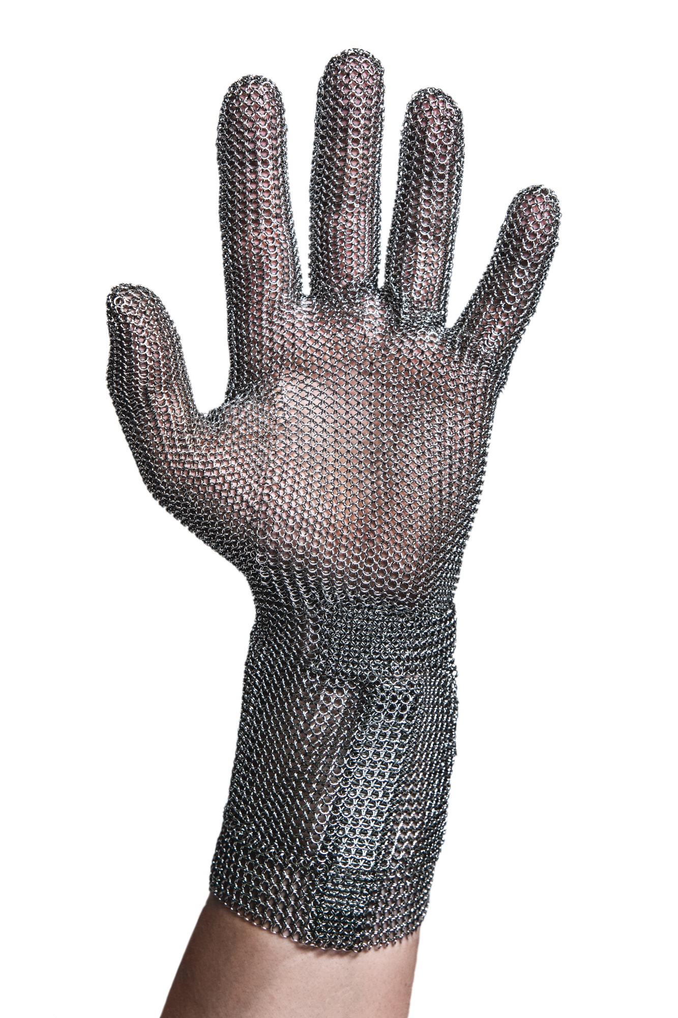 Перчатка кольчужная 5 палая EcoMesh с металлическим крючком