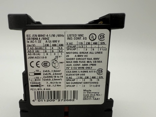 Пускатель SIEMENS 3RT1016-1AP01
