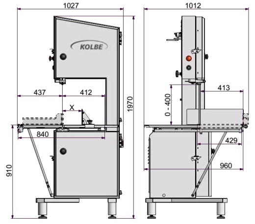 Пила ленточная K430