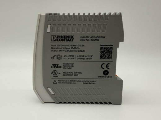 Блок питания PHOENIX CONTACT 1AC 69W 24V к машине для мойки ящиков STORM